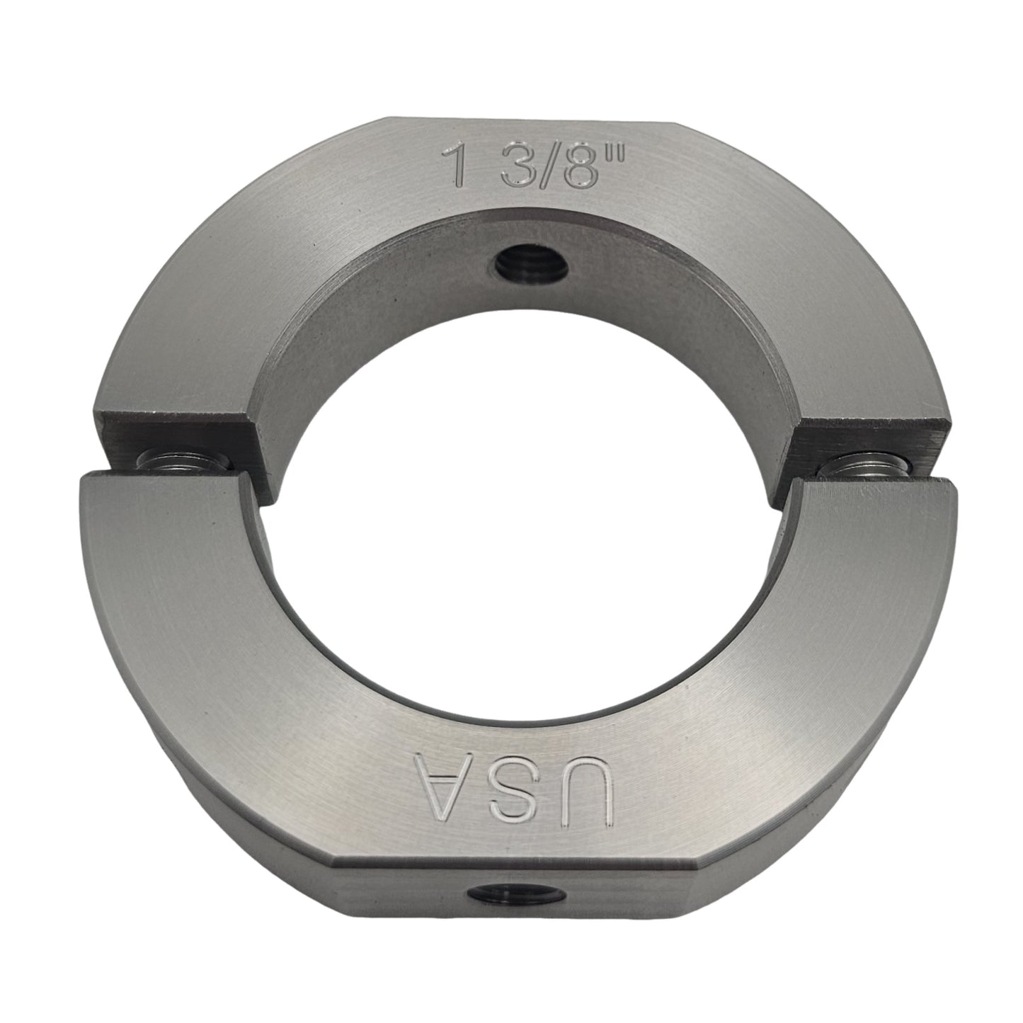 1.375" Diameter – Mountable Clamping Two Piece Shaft Collar - 303 Stainless Steel