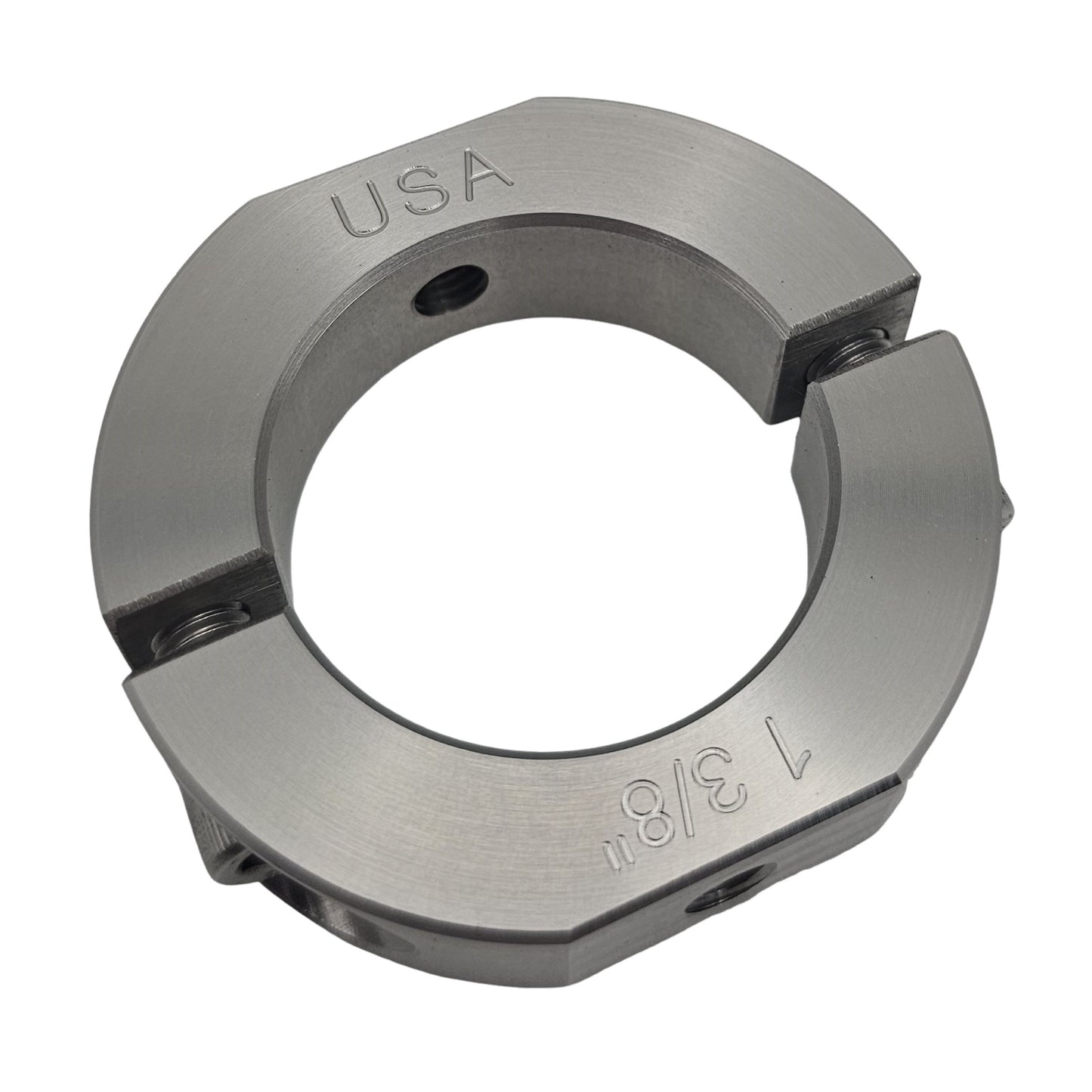 1.375" Diameter – Mountable Clamping Two Piece Shaft Collar - 303 Stainless Steel