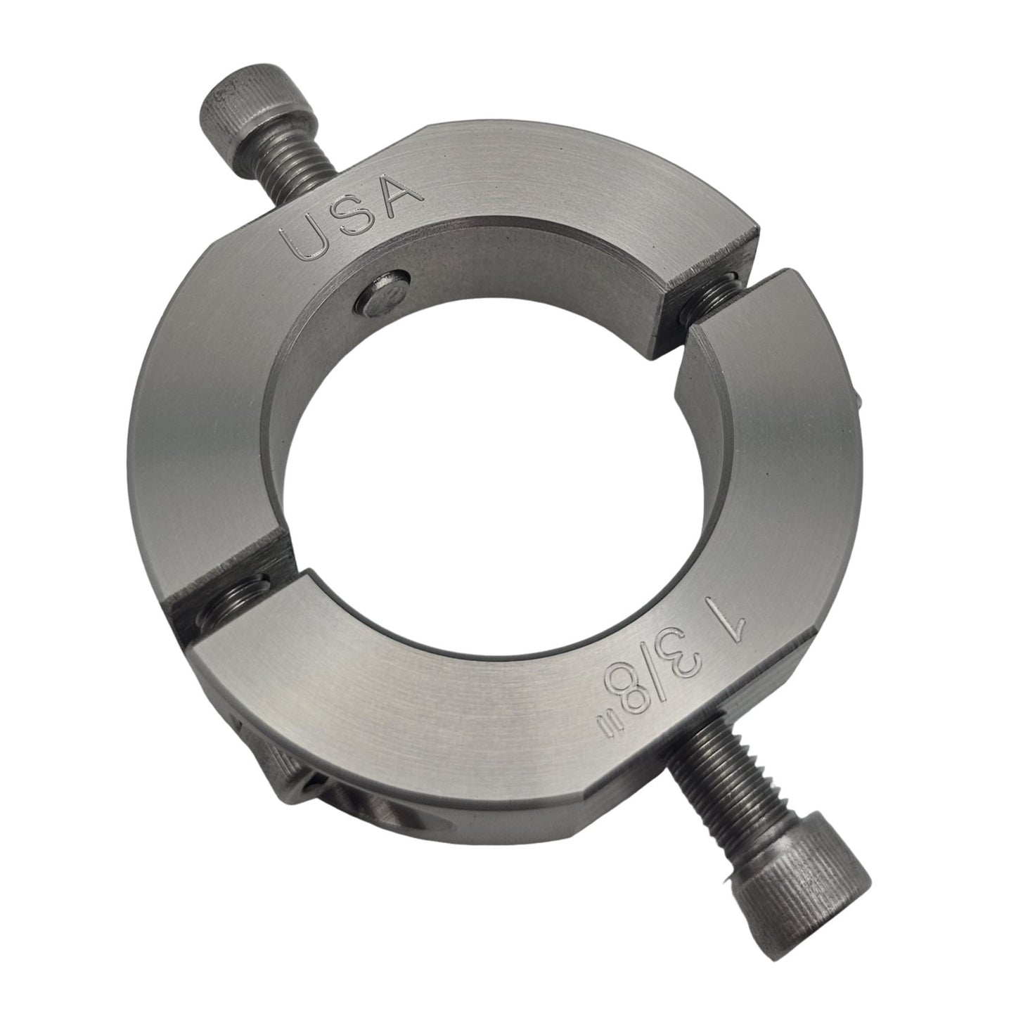 1.375" Diameter – Mountable Clamping Two Piece Shaft Collar - 303 Stainless Steel