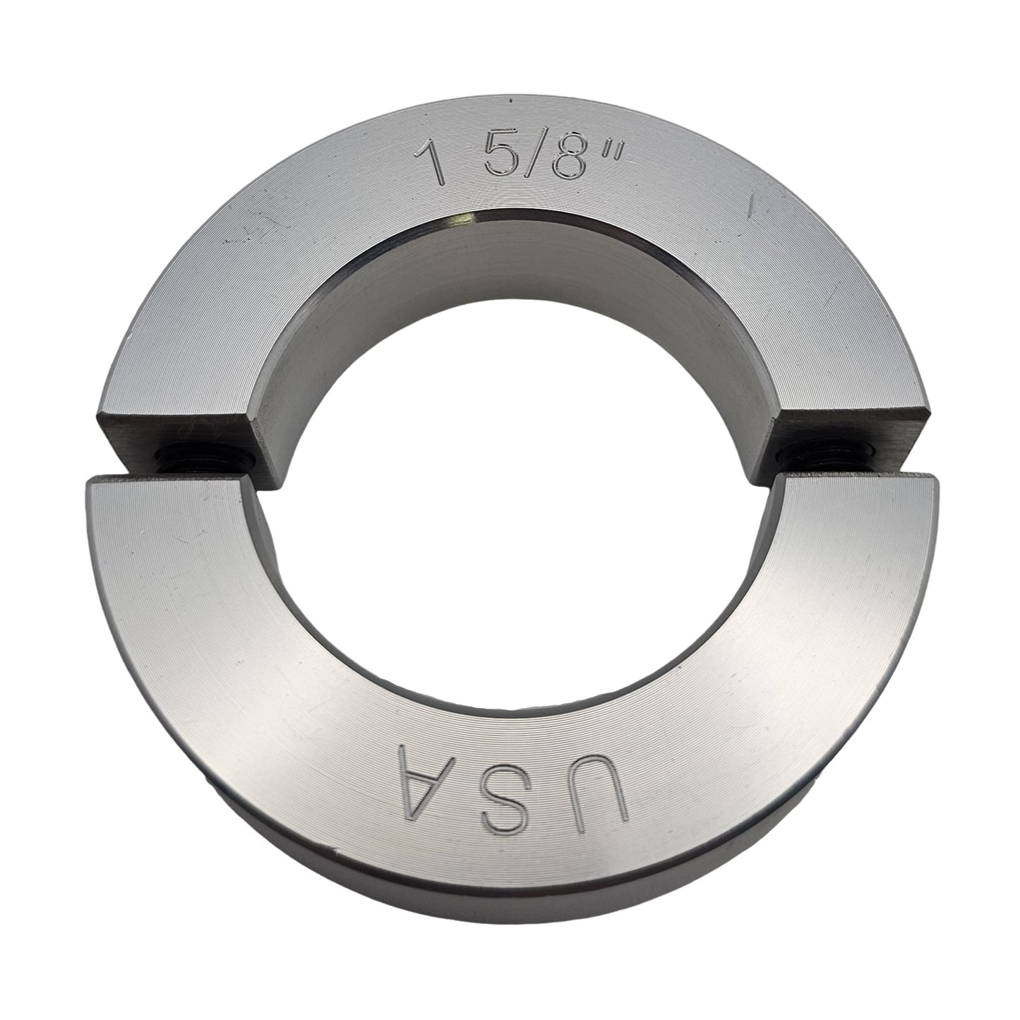 1.625" Diameter - Clamping Two Piece Shaft Collar - 2024 Aluminum