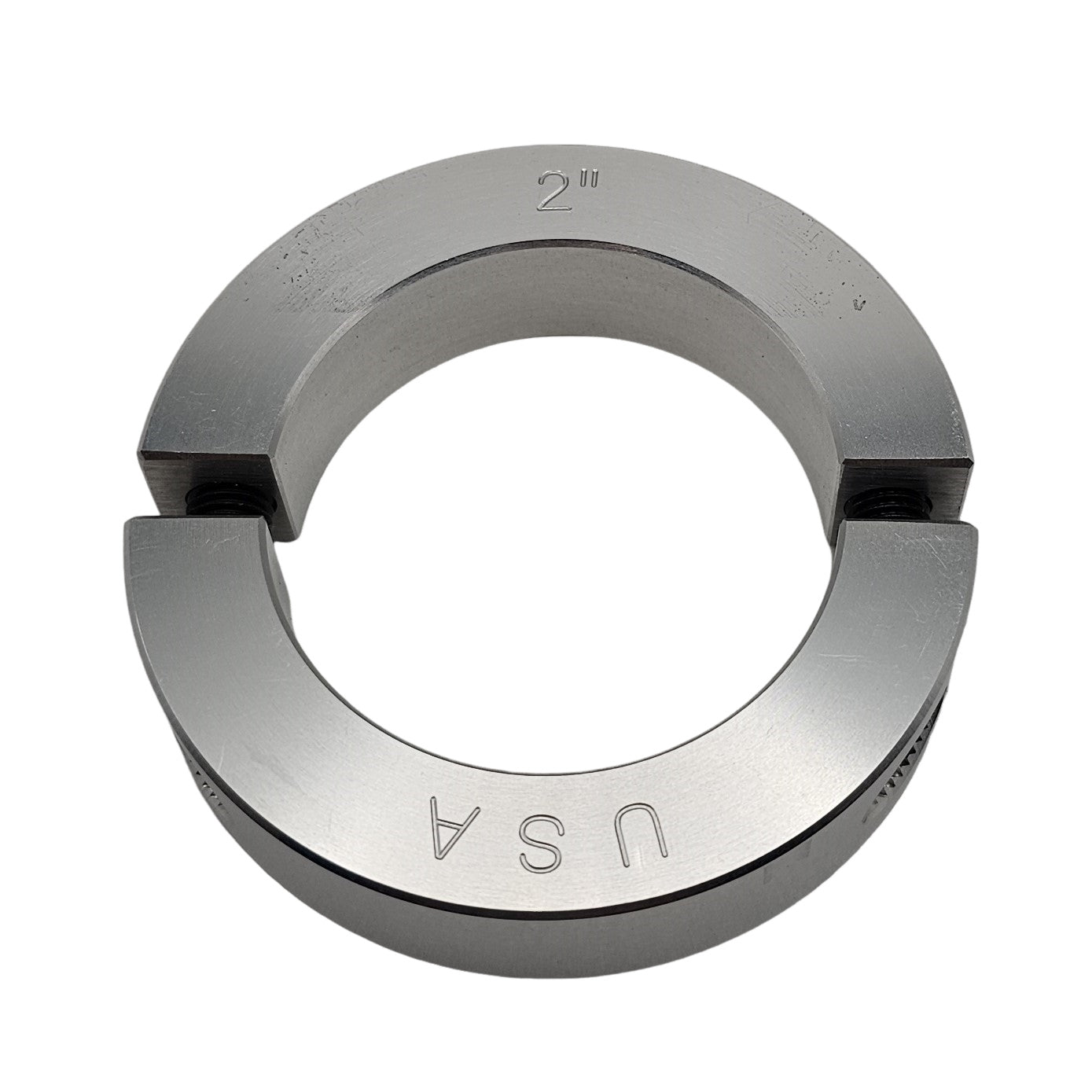 2.00" Diameter - Clamping Two Piece Shaft Collar - 2024 Aluminum