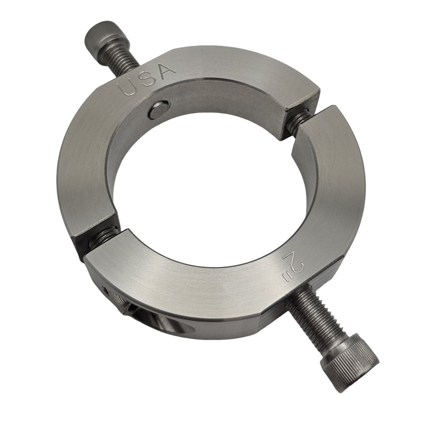 2.00" Diameter – Mountable Clamping Two Piece Shaft Collar - 303 Stainless Steel
