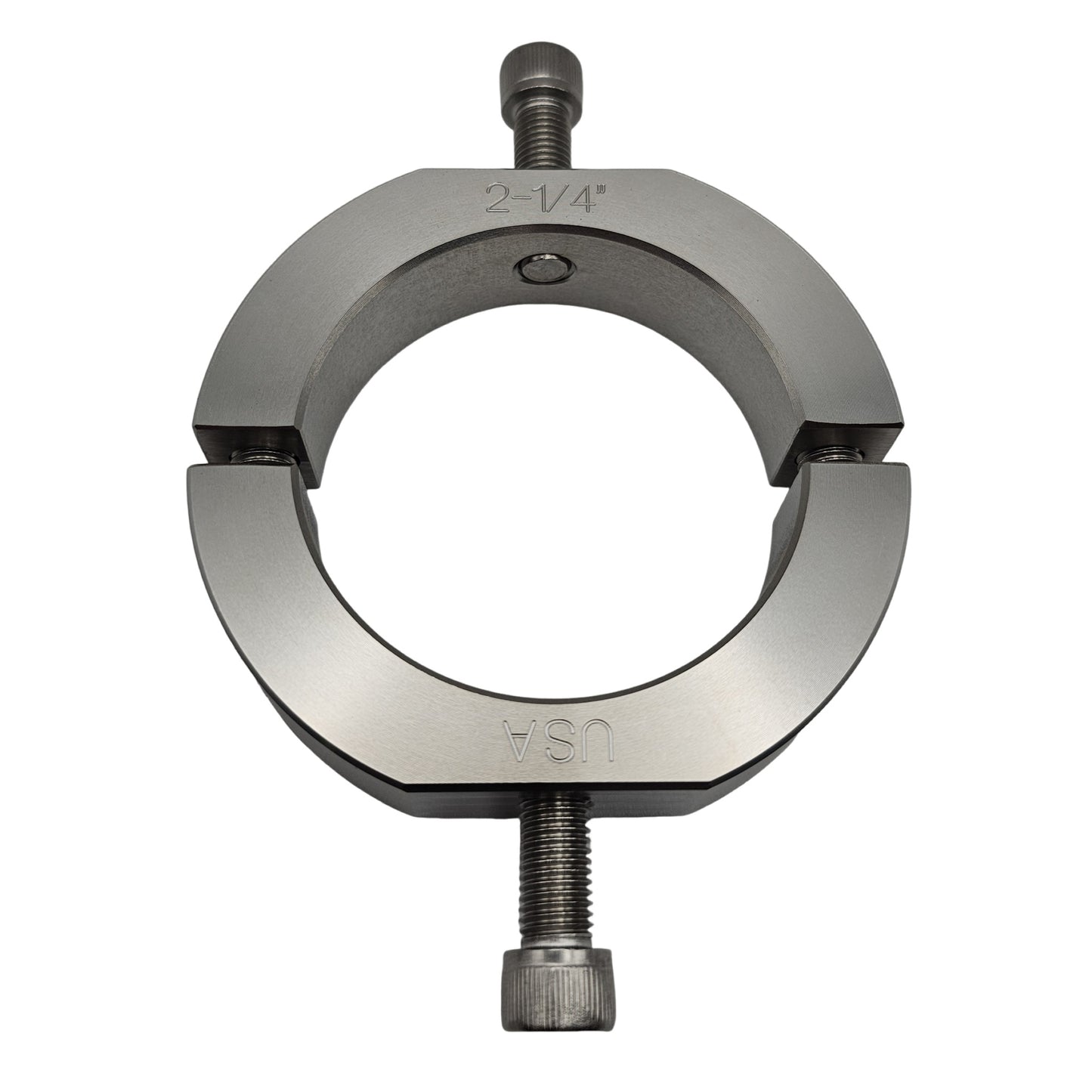 2.25" Diameter – Mountable Clamping Two Piece Shaft Collar - 303 Stainless Steel