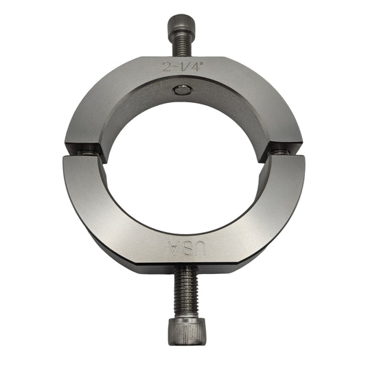 2.25" Diameter – Mountable Clamping Two Piece Shaft Collar - 303 Stainless Steel