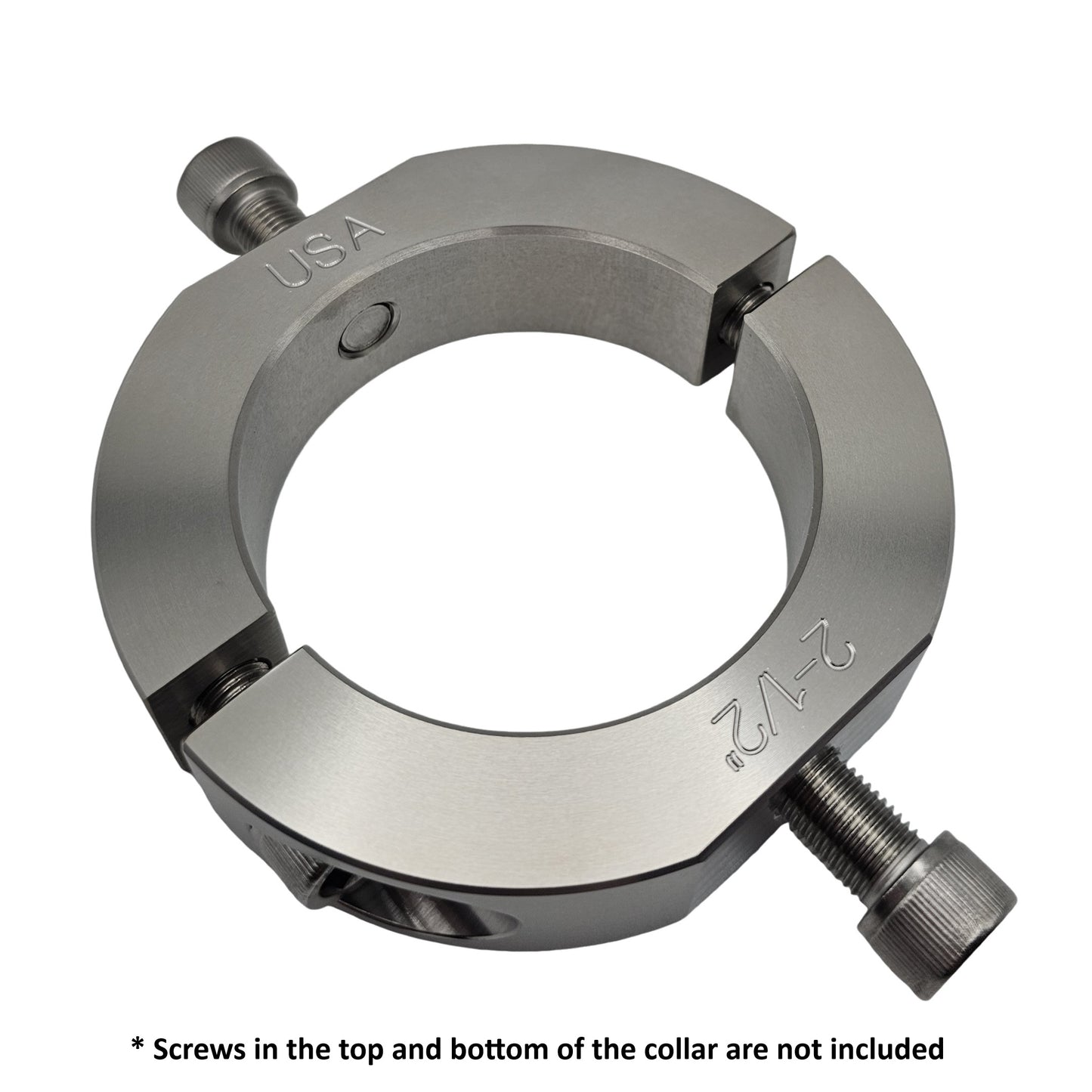 2.50" Diameter – Mountable Clamping Two Piece Shaft Collar - 303 Stainless Steel