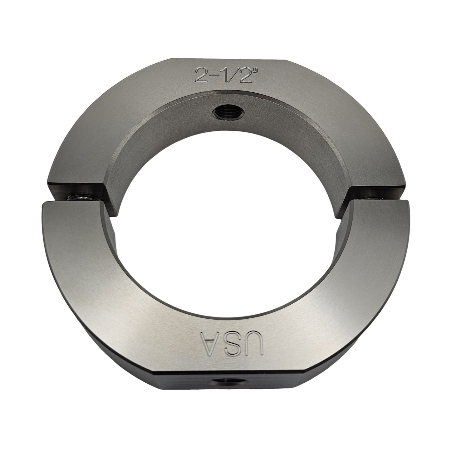 2.50" Diameter – Mountable Clamping Two Piece Shaft Collar - 303 Stainless Steel