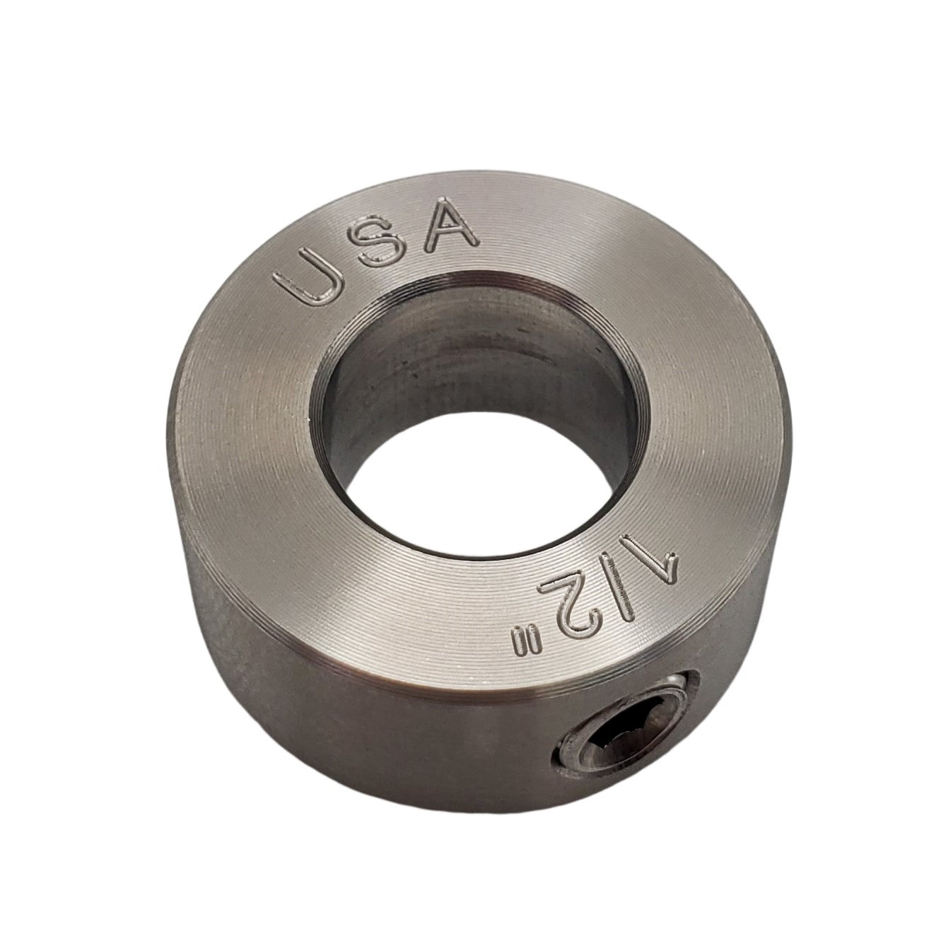 0.50" Diameter - Set Screw Shaft Collar - 303 Stainless Steel