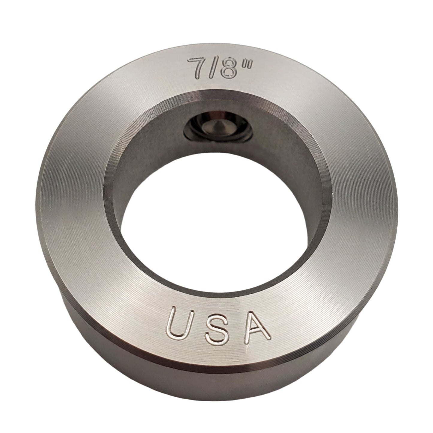 0.875" Diameter - Set Screw Shaft Collar - 303 Stainless Steel