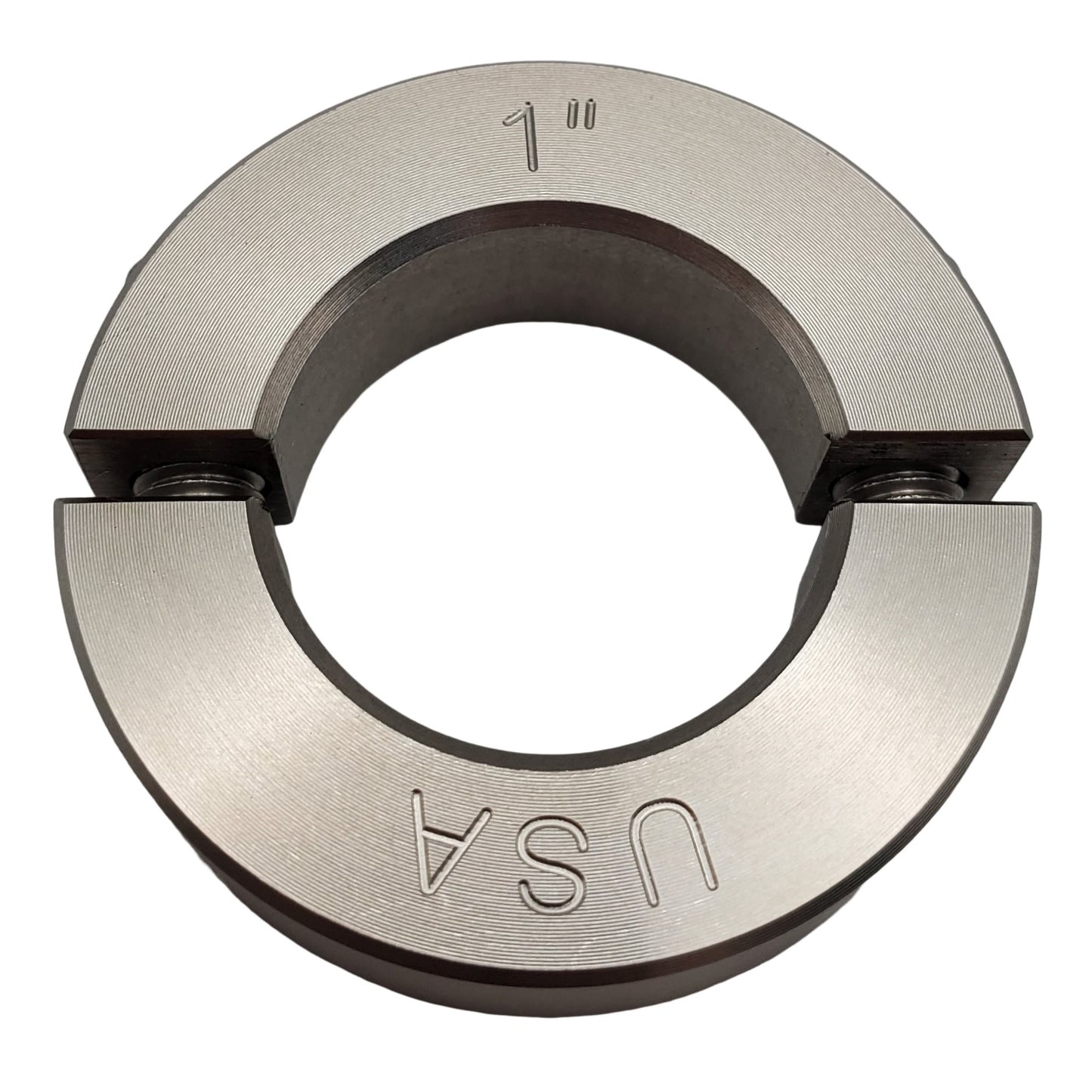 1.00" Diameter - Clamping Two Piece Shaft Collar - 303 Stainless Steel