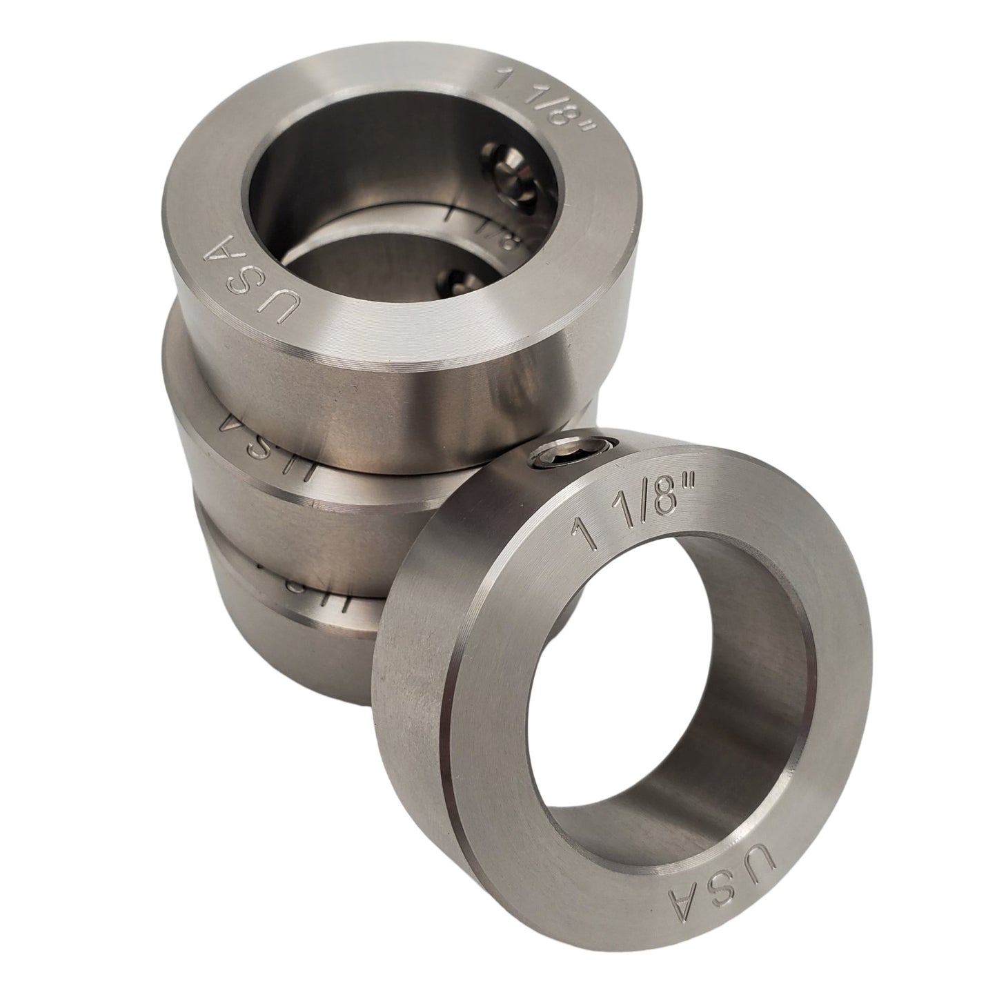 1.125" Diameter - Set Screw Shaft Collar - 303 Stainless Steel