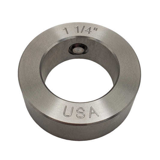 1.25" Diameter - Set Screw Shaft Collar - 303 Stainless Steel