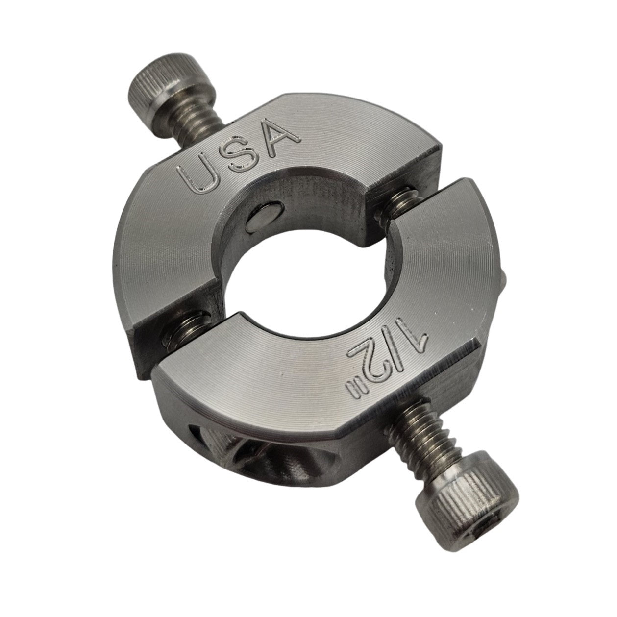 0.50" Diameter – Mountable Clamping Two Piece Shaft Collar - 303 Stainless Steel