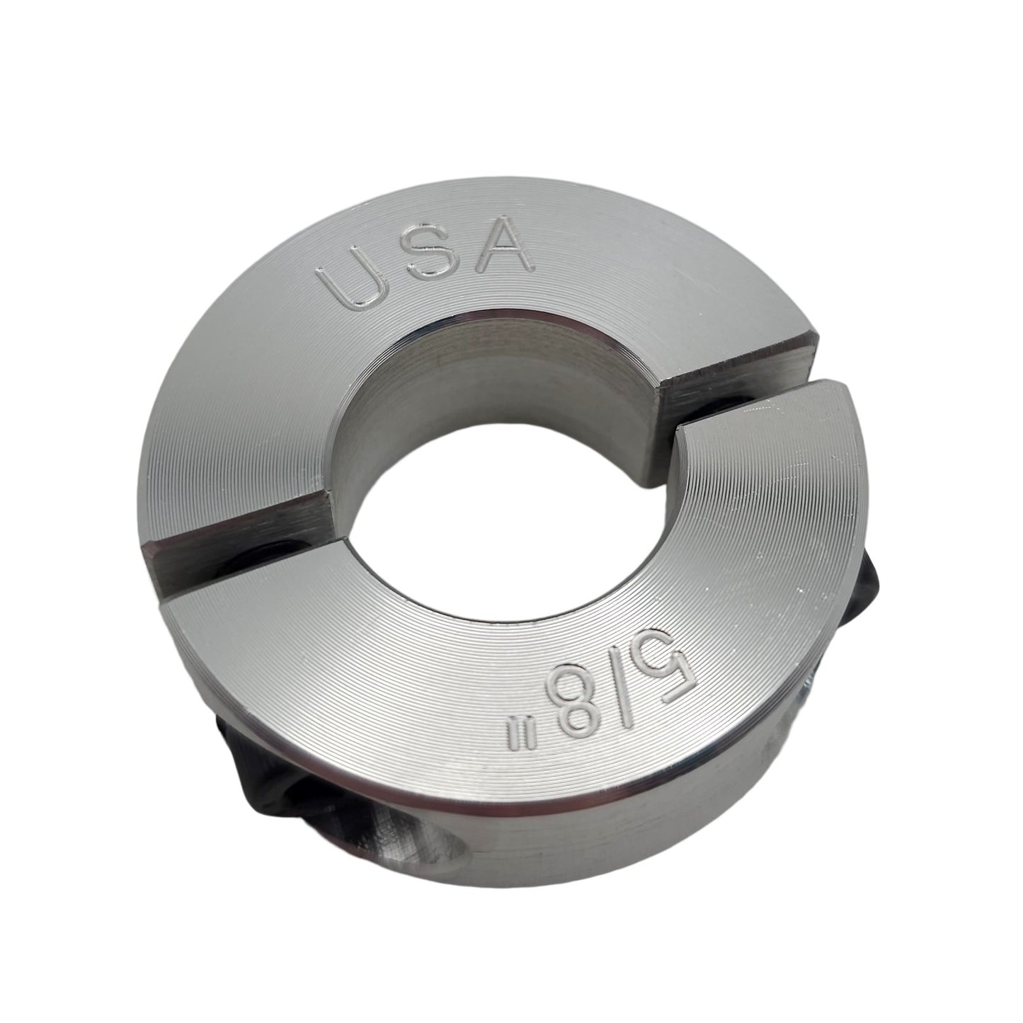 0.625" Diameter - Clamping Two Piece Shaft Collar - 2024 Aluminum