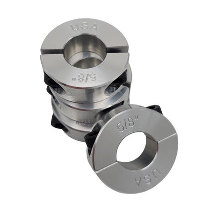 0.625" Diameter - Clamping Two Piece Shaft Collar - 2024 Aluminum