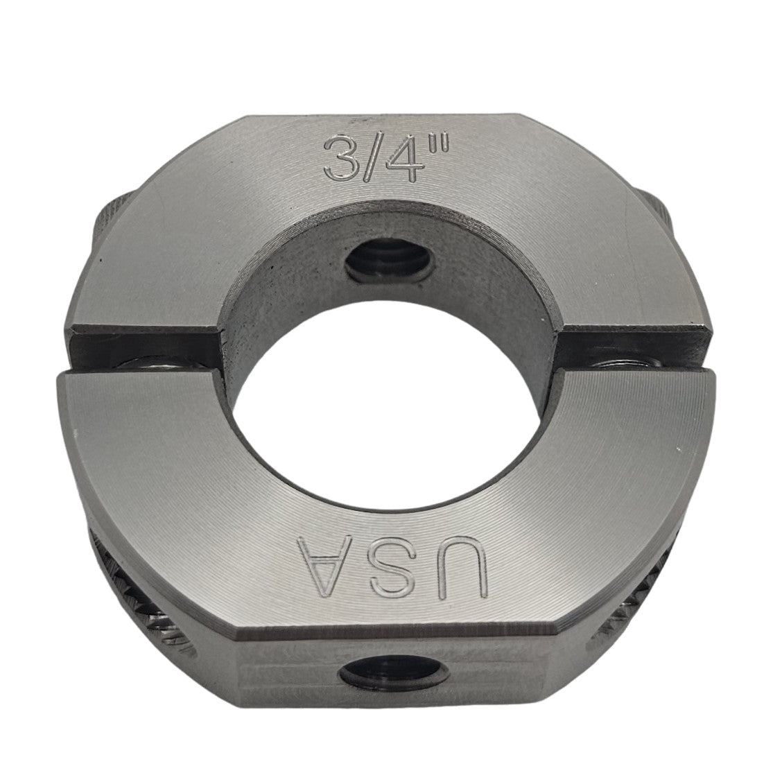 0.75" Diameter – Mountable Clamping Two Piece Shaft Collar - 303 Stainless Steel