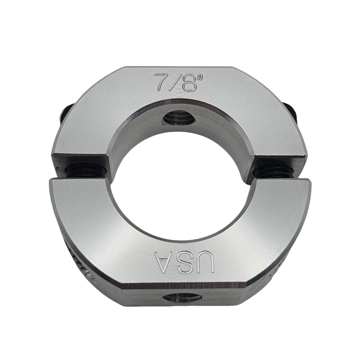 0.875" Diameter – Mountable Clamping Two Piece Shaft Collar – 2024 Aluminum