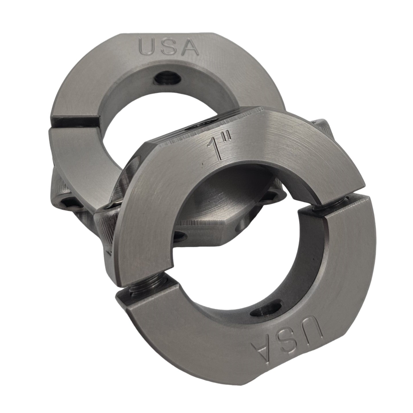 1.00" Diameter – Mountable Clamping Two Piece Shaft Collar - 303 Stainless Steel