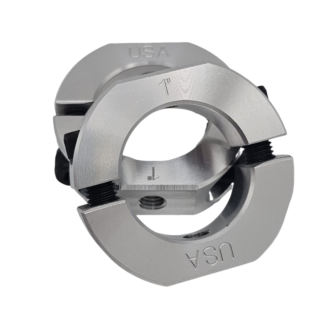 1.00" Diameter – Mountable Clamping Two Piece Shaft Collar – 2024 Aluminum