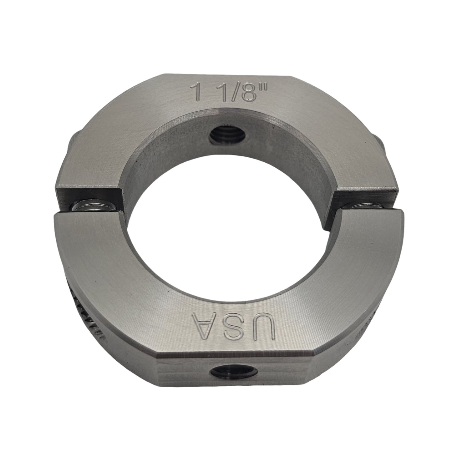 1.125" Diameter – Mountable Clamping Two Piece Shaft Collar - 303 Stainless Steel