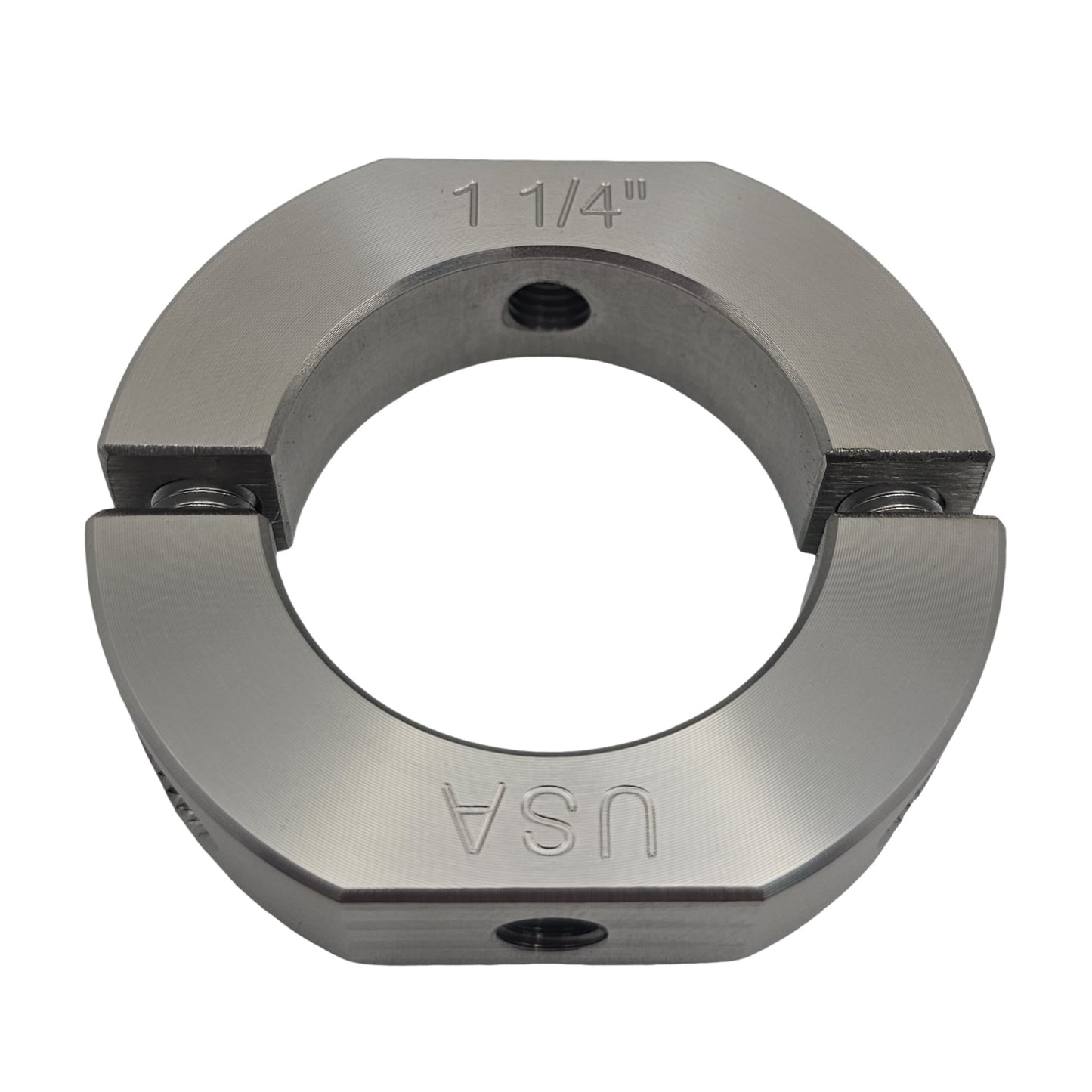 1.25" Diameter – Mountable Clamping Two Piece Shaft Collar - 303 Stainless Steel