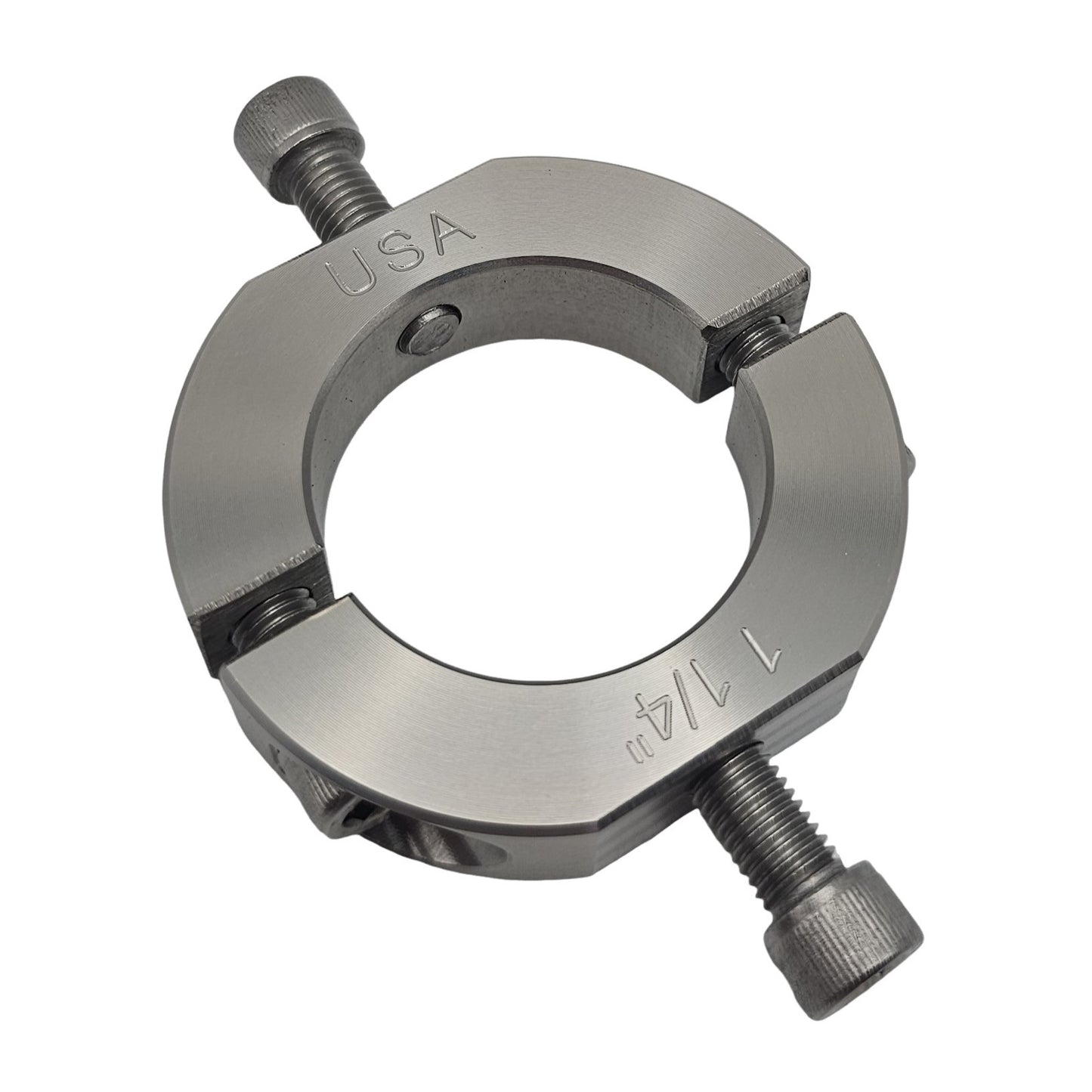 1.25" Diameter – Mountable Clamping Two Piece Shaft Collar - 303 Stainless Steel