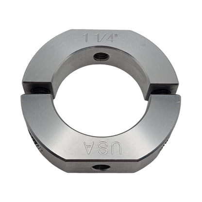 1.25" Diameter – Mountable Clamping Two Piece Shaft Collar – 2024 Aluminum
