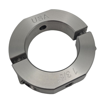 1.375" Diameter – Mountable Clamping Two Piece Shaft Collar - 303 Stainless Steel