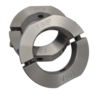 1.375" Diameter – Mountable Clamping Two Piece Shaft Collar - 303 Stainless Steel