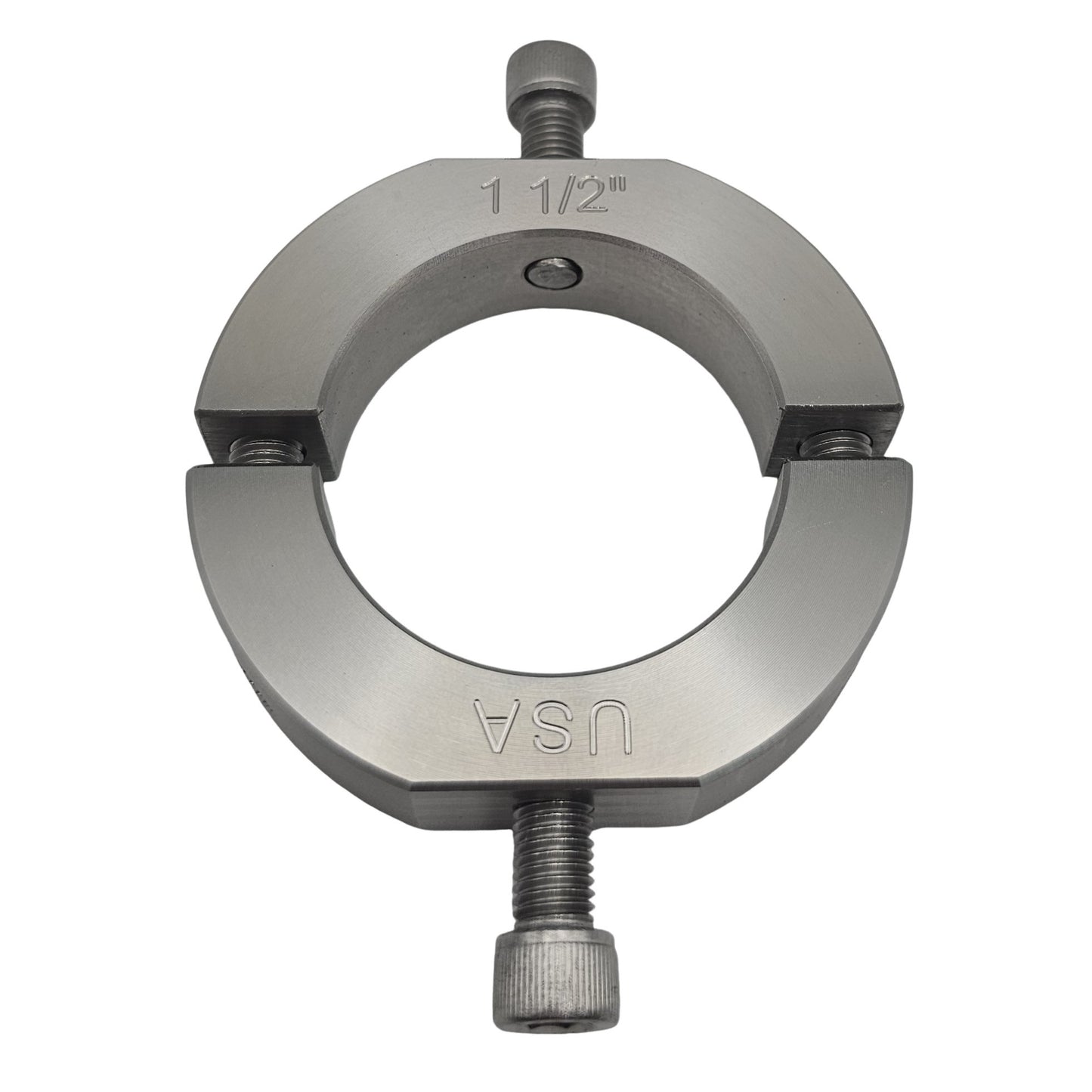 1.50" Diameter – Mountable Clamping Two Piece Shaft Collar - 303 Stainless Steel