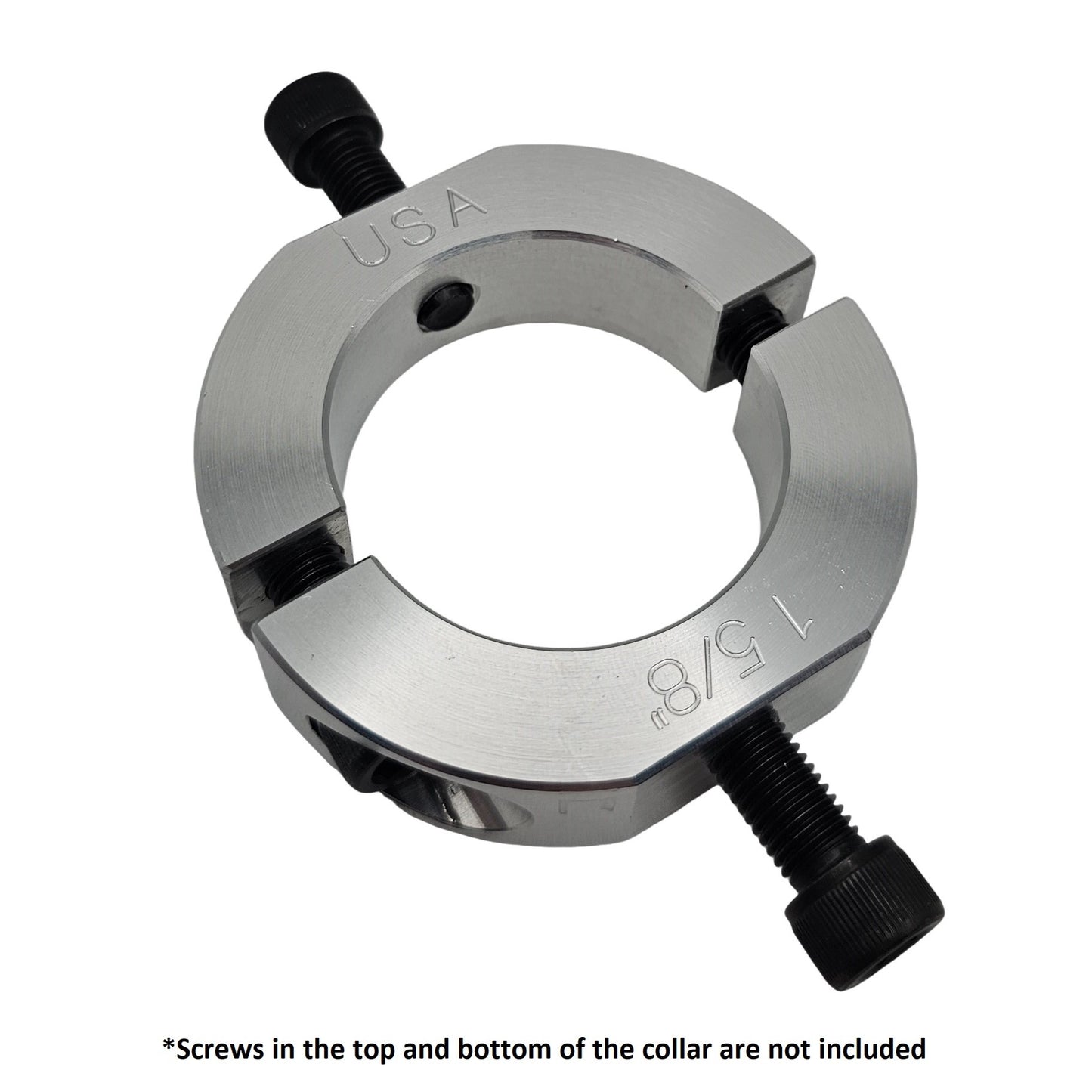 1.625" Diameter – Mountable Clamping Two Piece Shaft Collar – 2024 Aluminum