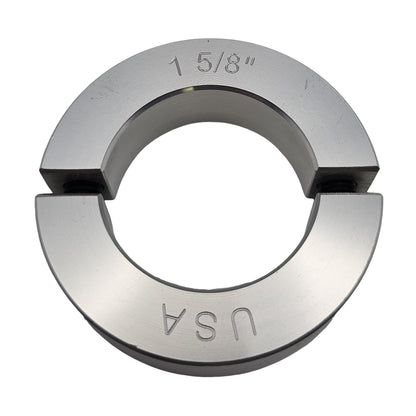 1.625" Diameter - Clamping Two Piece Shaft Collar - 2024 Aluminum