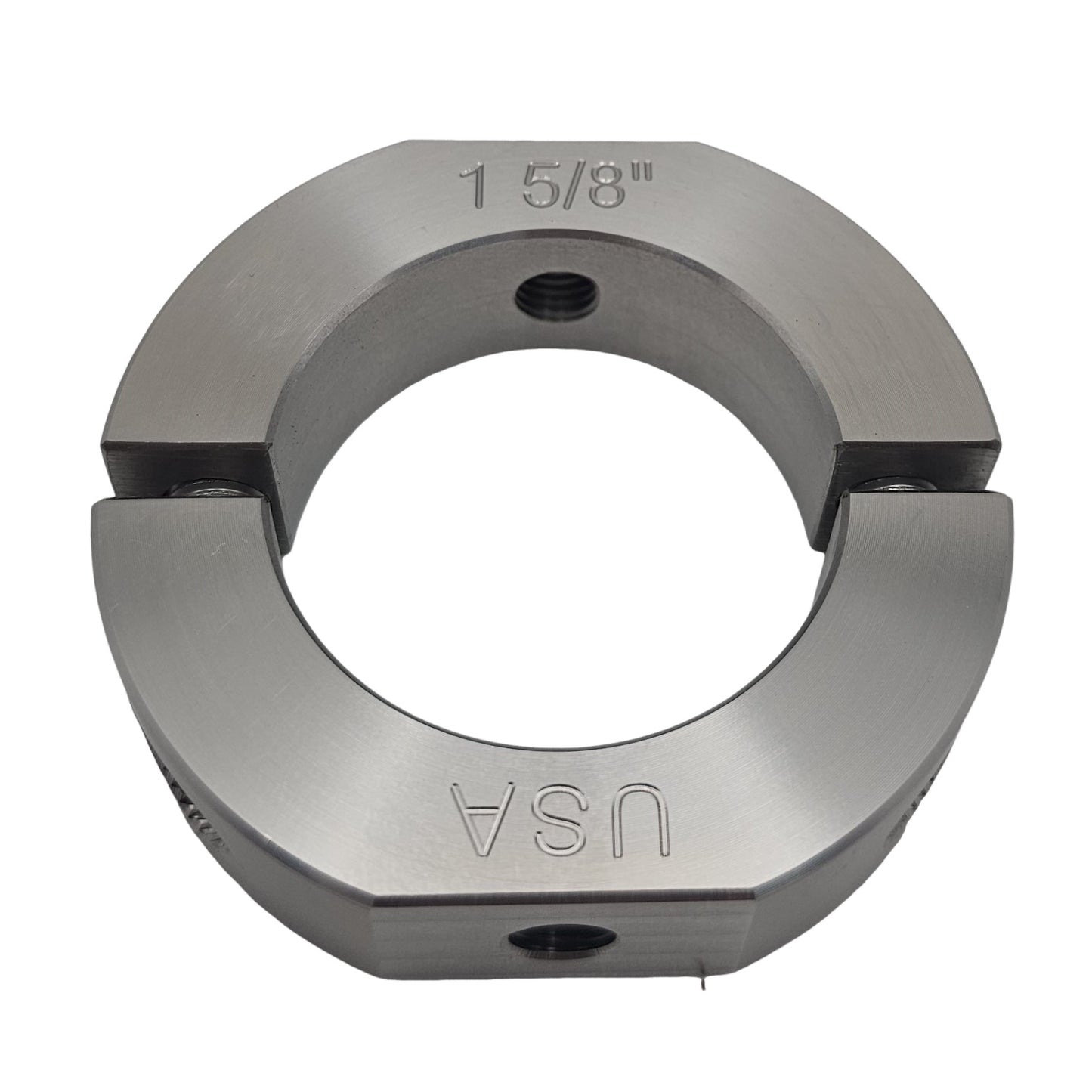 1.625" Diameter – Mountable Clamping Two Piece Shaft Collar - 303 Stainless Steel