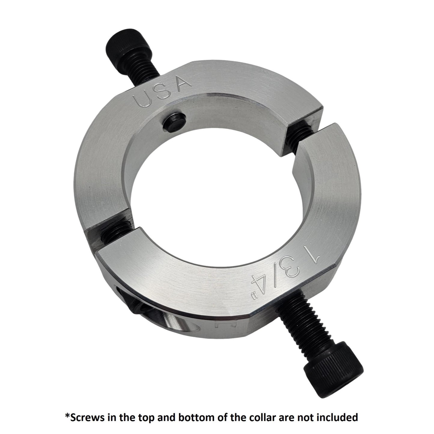 1.75" Diameter – Mountable Clamping Two Piece Shaft Collar – 2024 Aluminum