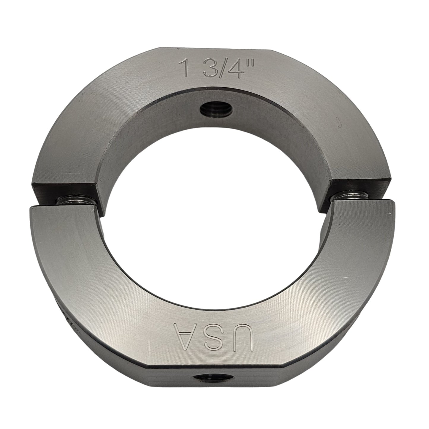 1.75" Diameter – Mountable Clamping Two Piece Shaft Collar - 303 Stainless Steel