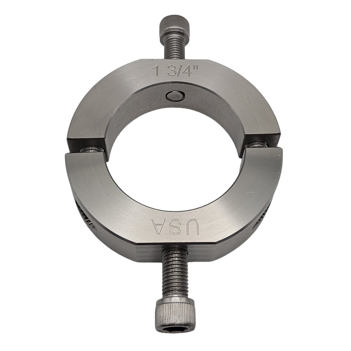 1.75" Diameter – Mountable Clamping Two Piece Shaft Collar - 303 Stainless Steel