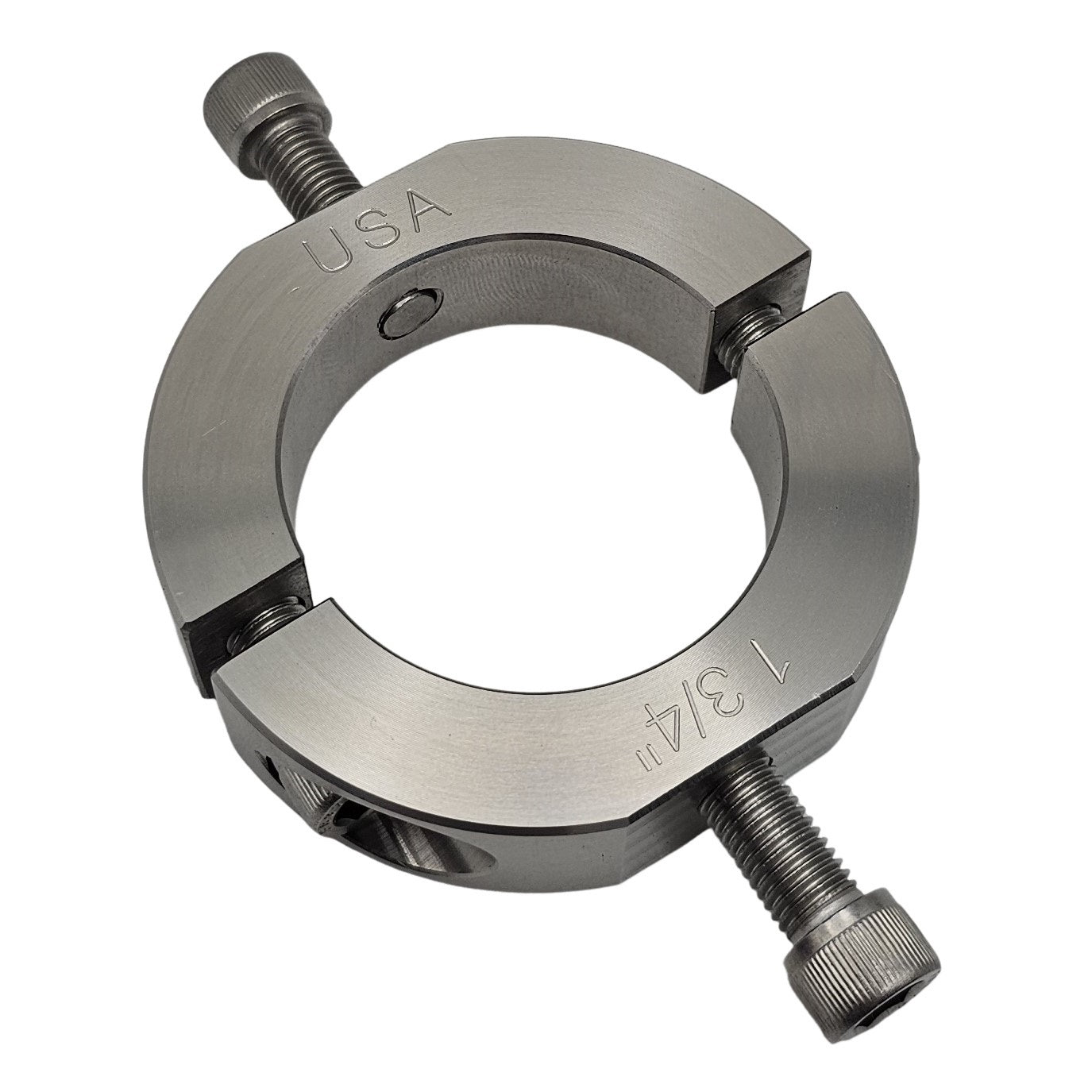 1.75" Diameter – Mountable Clamping Two Piece Shaft Collar - 303 Stainless Steel