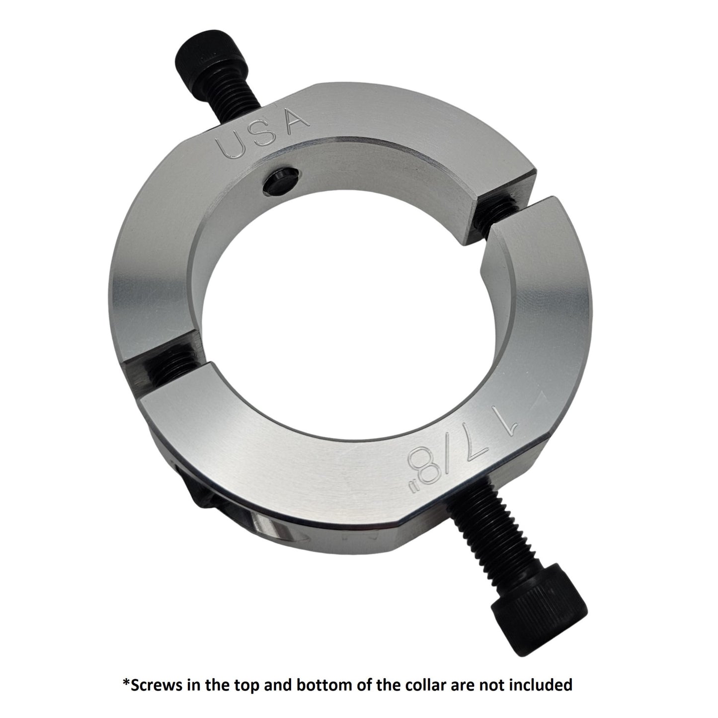 1.875" Diameter – Mountable Clamping Two Piece Shaft Collar – 2024 Aluminum