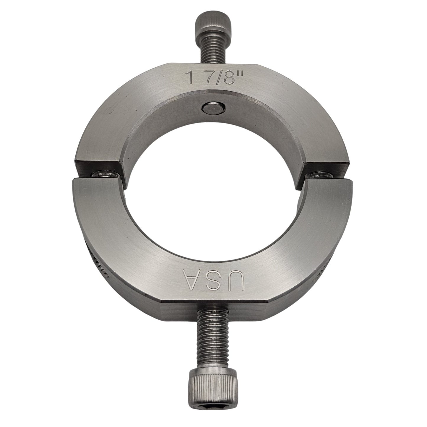 1.875" Diameter – Mountable Clamping Two Piece Shaft Collar - 303 Stainless Steel