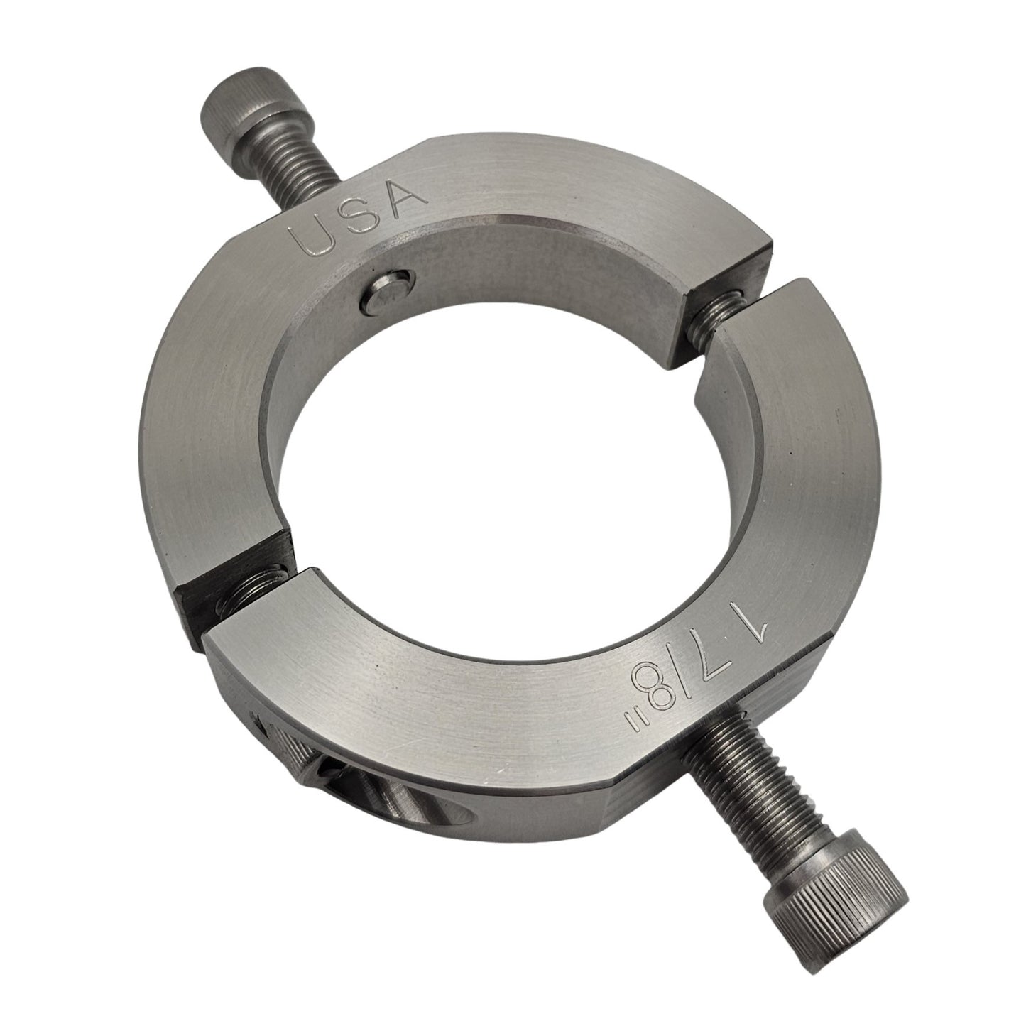 1.875" Diameter – Mountable Clamping Two Piece Shaft Collar - 303 Stainless Steel