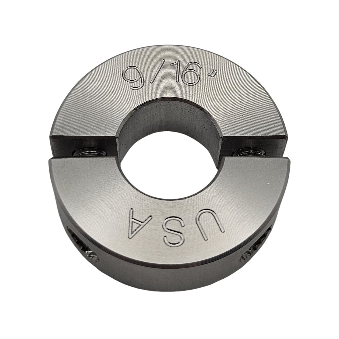 0.563" Diameter - Clamping Two Piece Shaft Collar - 303 Stainless Steel