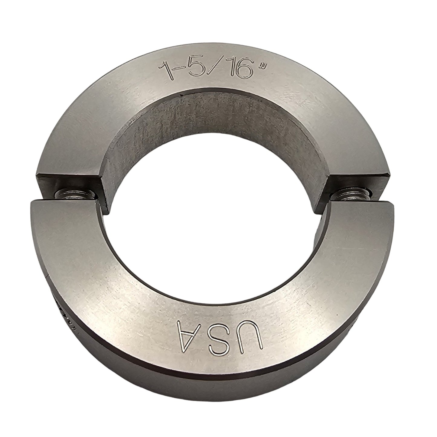 1.313" Diameter - Clamping Two Piece Shaft Collar - 303 Stainless Steel