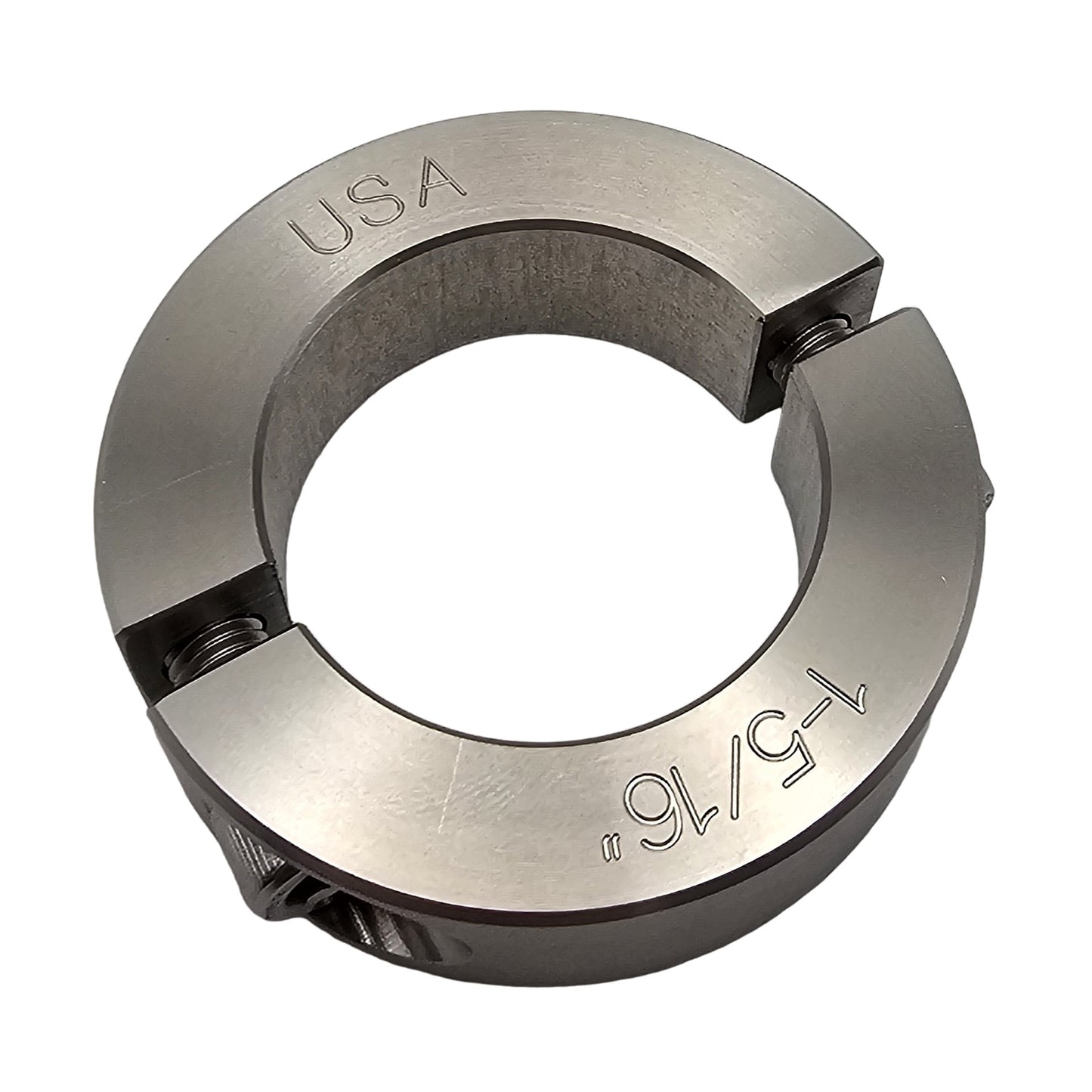 1.313" Diameter - Clamping Two Piece Shaft Collar - 303 Stainless Steel