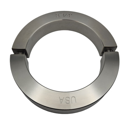 3.250" Diameter - Clamping Two Piece Shaft Collar - 316 Stainless Steel