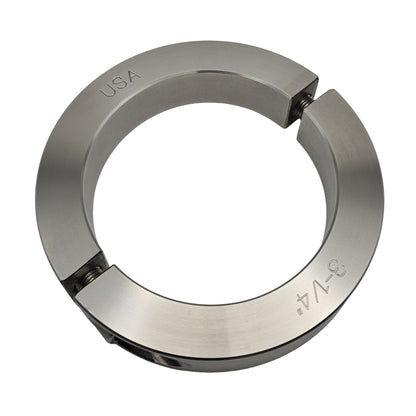 3.250" Diameter - Clamping Two Piece Shaft Collar - 316 Stainless Steel