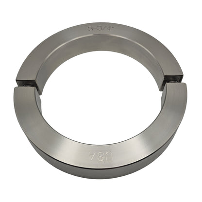 3.750" Diameter - Clamping Two Piece Shaft Collar - 316 Stainless Steel