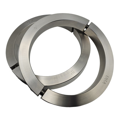 5.000" Diameter - Clamping Two Piece Shaft Collar - 316 Stainless Steel