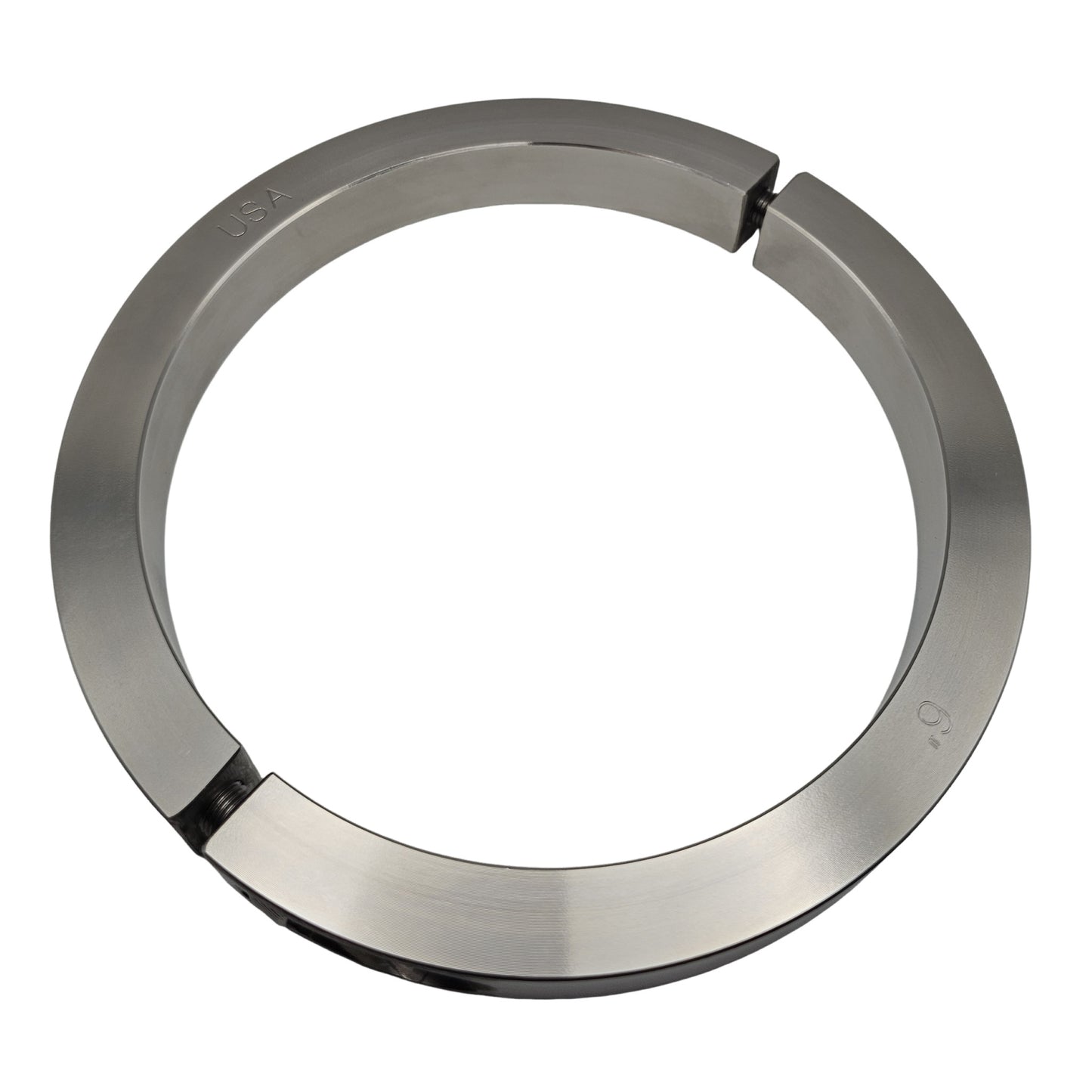 6.000" Diameter - Clamping Two Piece Shaft Collar - 316 Stainless Steel