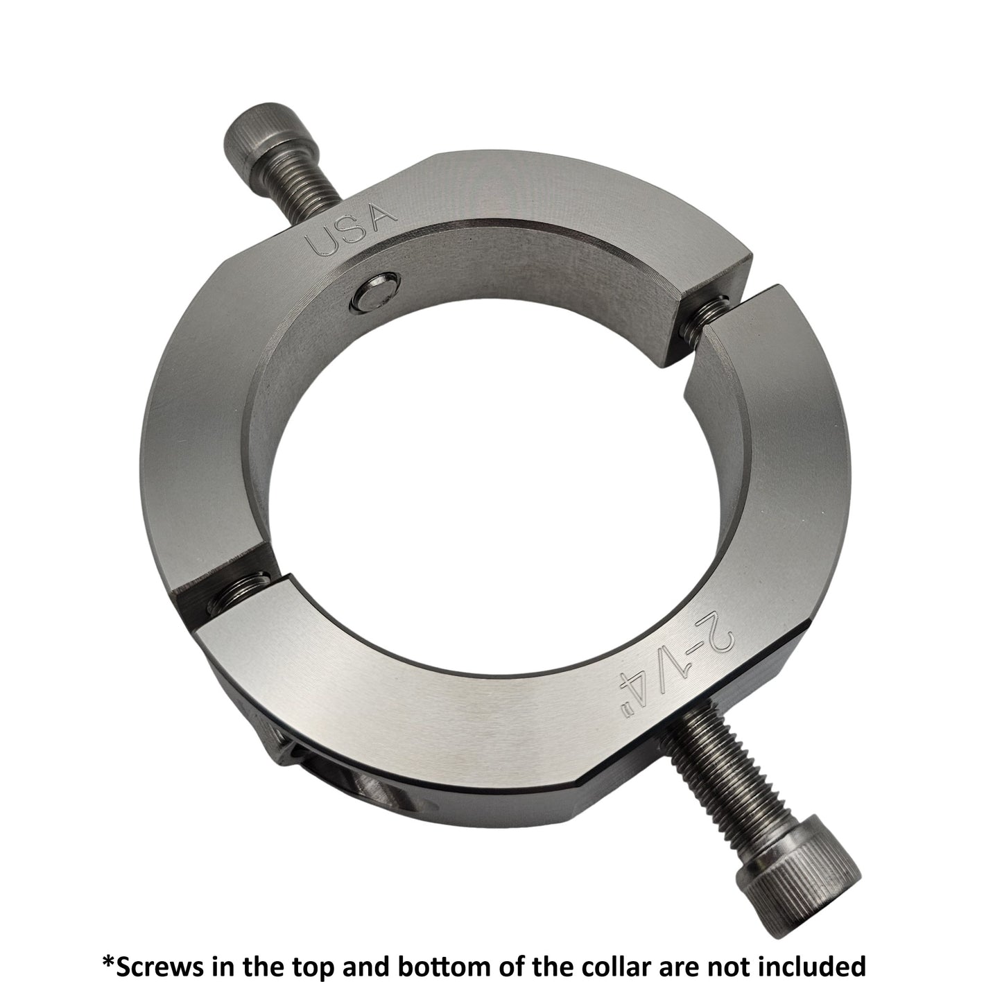 2.25" Diameter – Mountable Clamping Two Piece Shaft Collar - 303 Stainless Steel