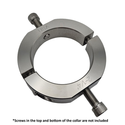 2.25" Diameter – Mountable Clamping Two Piece Shaft Collar - 303 Stainless Steel