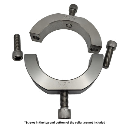 2.25" Diameter – Mountable Clamping Two Piece Shaft Collar - 303 Stainless Steel